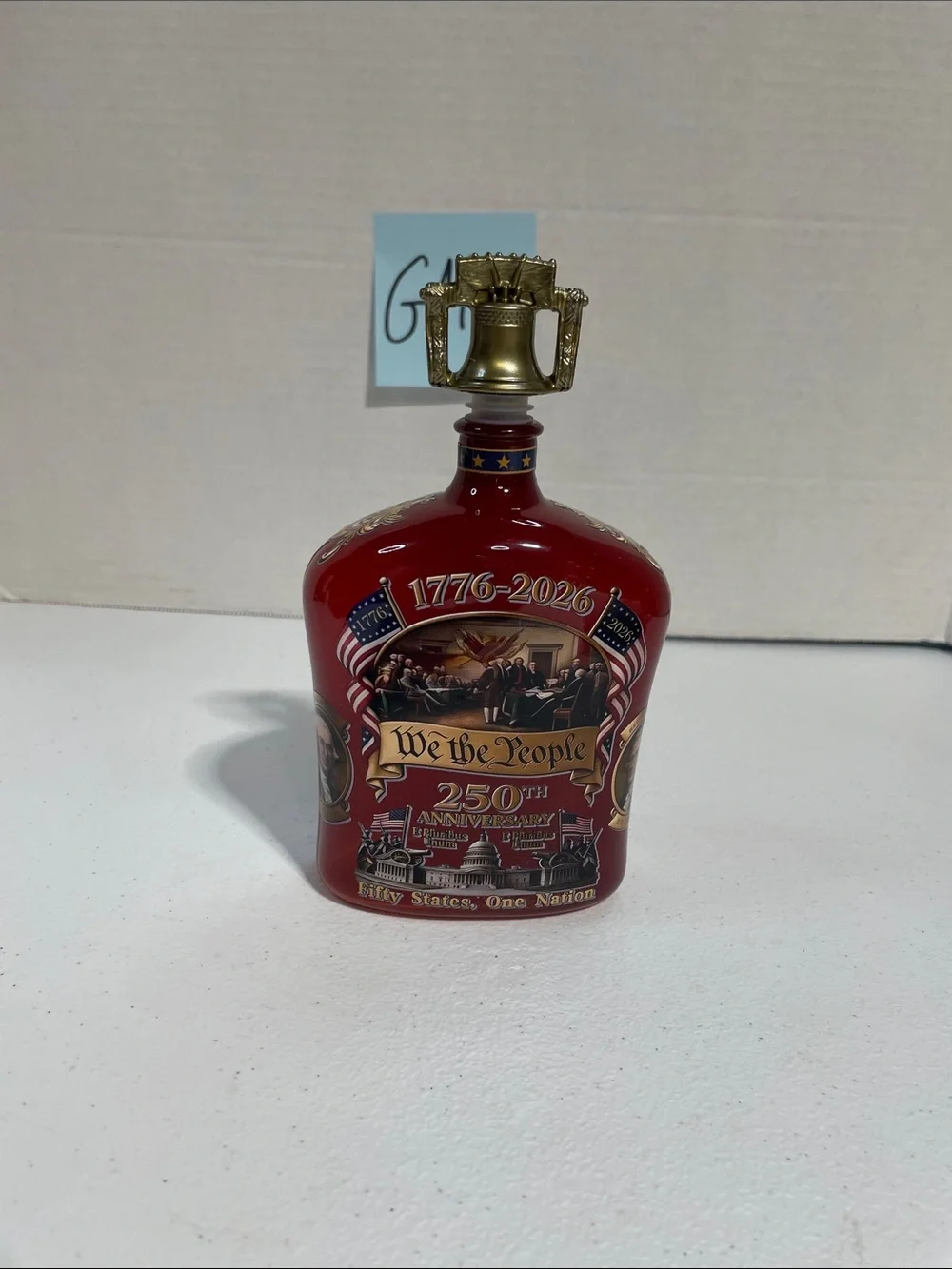 We The People 1776-2026 Red Commemorative Decanter